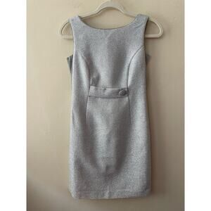 Schumacher Silver Bow Mini Dress